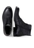 Worka Black Leather Boot By Jack & Jones