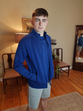 Strike Blue Zip Sweatshirt By 6th Sense