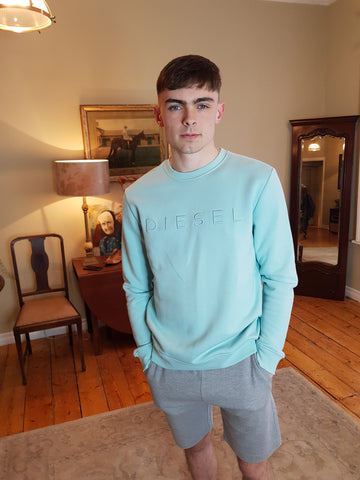 Sean Mint Sweatshirt By Diesel