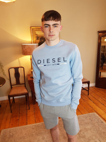 Devante Blue Sweatshirt By Diesel