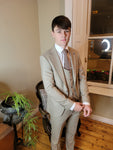 Zac Beige Suit By Travis