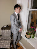 Zac Silver Suit By Travis