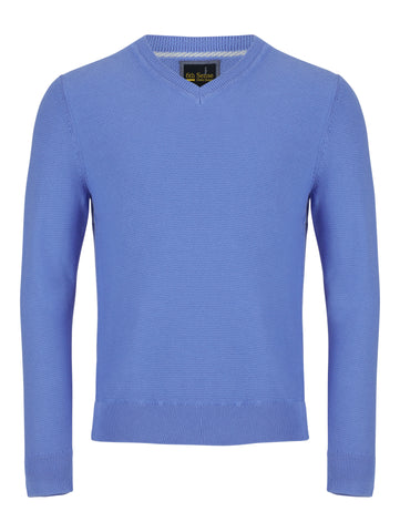 Embassy 23 Sky V Neck Knitwear By 6th Sense