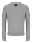 Embassy 23 Grey V Neck Knitwear 6th Sense