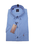 Murphy SS/22 S/Sleeve Blue Shirt By Andre