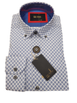 SS/22/95 White Print Shirt By 6th Sense