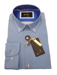 S/22/85 Blue Print Shirt By 6th Sense
