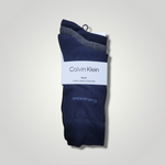 Navy Combo 3 Pack Sock Set By Calvin Klein