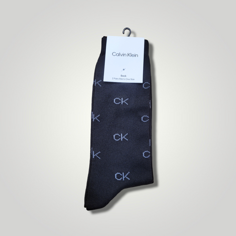 Black 2 Pack Sock Set By Calvin Klein