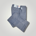 Roma Wool Mix Grey Trousers By Meyer