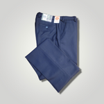 Roma Wool Mix Navy Trousers By Meyer