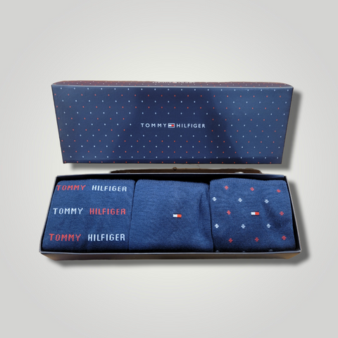Box B22 3 Piece Sock Set By Tommy Hilfiger