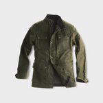 3056 Green Wax Jacket By Vedoneire