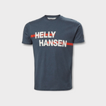 Graphic Navy T-Shirt By Helly Hansen