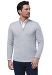 Errol 1/4 Zip Silver Knitwear By Benetti
