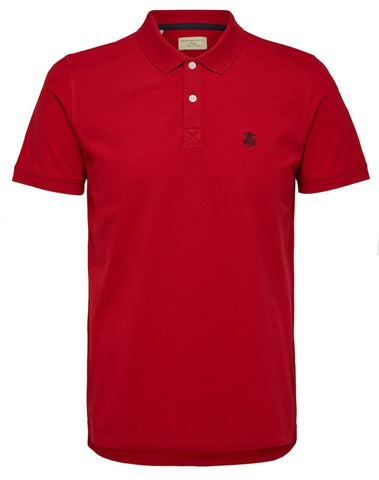 Haro Red Polo Shirt By Selected
