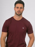 Burgundy T-Shirt By Walker & Hunt
