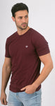 Burgundy T-Shirt By Walker & Hunt