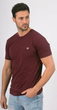 Burgundy T-Shirt By Walker & Hunt