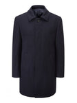 Aldgate Navy Wool Mix Coat By Skopes