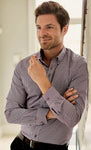Kenny Burgundy Print Shirt By Andre