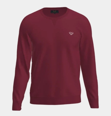 Burgundy Sweat By Walker & Hunt