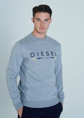 Laurent Grey Sweatshirt By Diesel