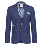 Denim Blue Blazer By A Fish Named Fred