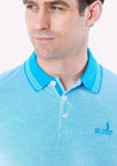 Diaz Blue Polo Shirt By 6th Sense