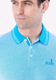Diaz Blue Polo Shirt By 6th Sense