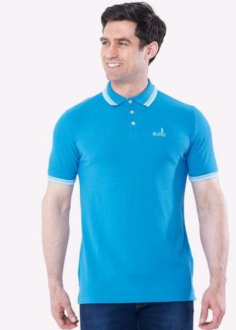 Patrick Blue Polo Shirt By 6th Sense