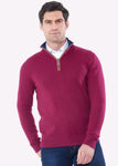 Harry Plum 1/4 Zip Knitwear By 6th Sense