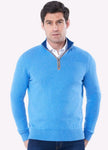 Harry Blue 1/4 Zip Knitwear By 6th Sense