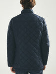 3186 Navy Quilted Jacket By Vedoneire