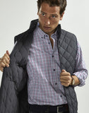 3024 Navy Gilet By Vedoneire